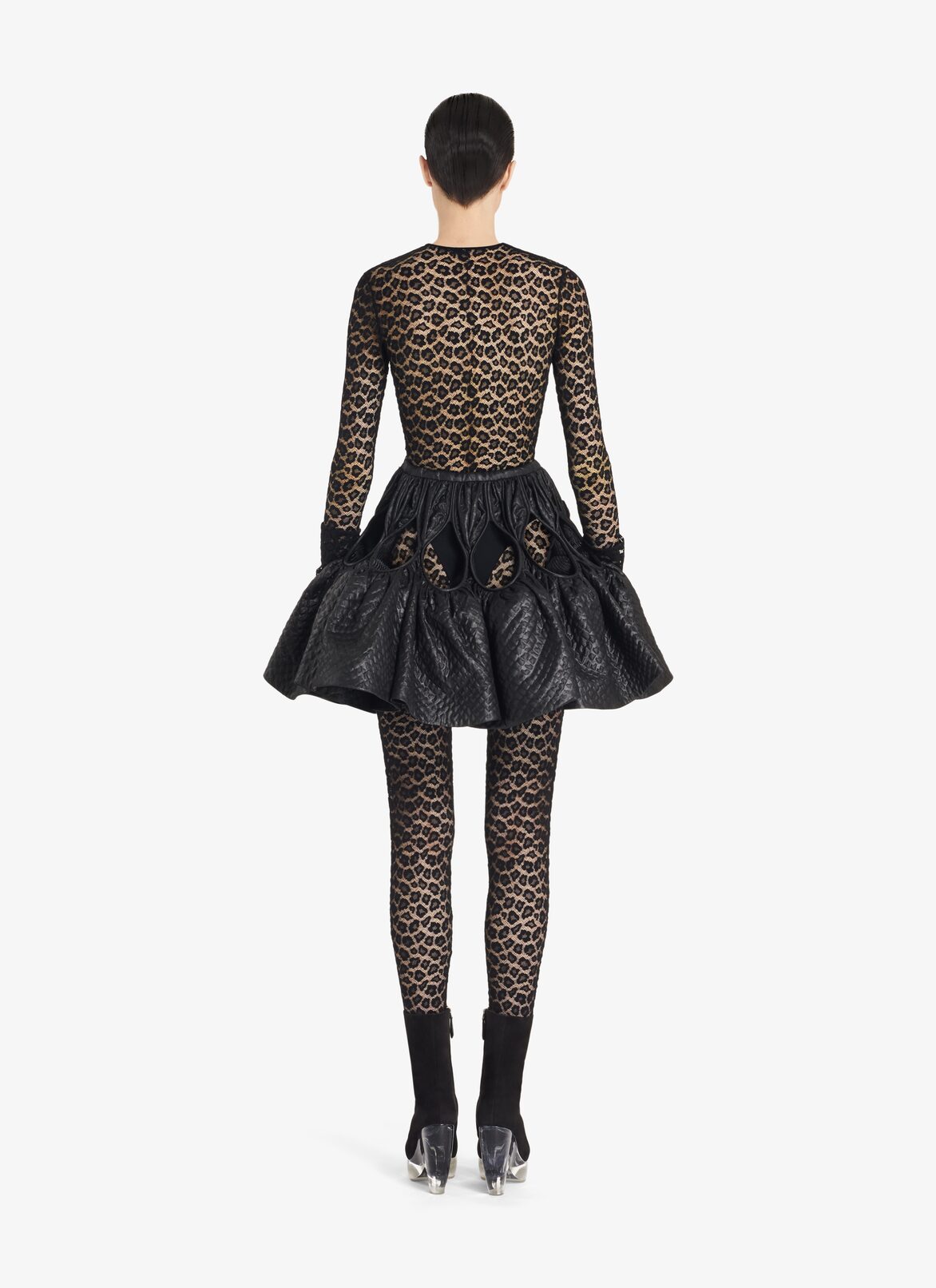 Leopard Lace Body ALAÏA BLACK LEOPARD LACE BODY